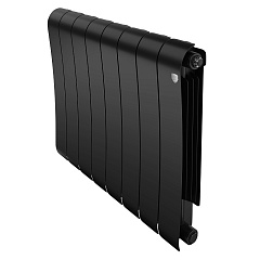 Биметаллический секционный радиатор отопления Royal Thermo Infinity 500 Чёрный / 8 секций