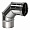 Отвод Вулкан VHR d150, 90 град., AISI 304 (зеркальная)