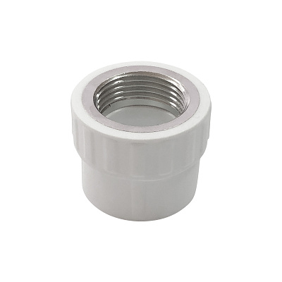 Муфта полипропиленовая Valfex PRO переходная с внутренней резьбой 32 x 3/4, белая