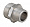 Ниппель VALTEC переходной 2 х 1/2 наружная резьба, никелированная латунь