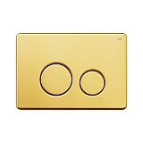 Клавиша смыва IDDIS универсальная, золото, Unisteel, 001