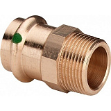 Соединительный элемент медный Viega Sanpress с SC-Contur d=15 (арт. 105 044)