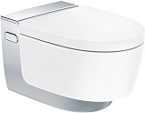 Унитаз-биде подвесной Geberit AquaClean Mera Comfort 146.214.21.1 (хромированная вставка)