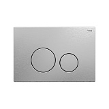 Панель смыва РЕХАУ NOVA ORB STEEL круглые клавиши покрытие против отпечатков пальцев, нержавеющая сталь, цвет брашированная нержавеющая сталь, матовый (19102601001)
