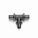 Тройник Rehau с уменьшенным боковым проходом 25-20-25 PX