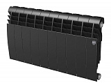 Биметаллический секционный радиатор отопления Royal Thermo BILINER B 350 Чёрный / 10 секций