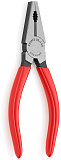 Плоскогубцы KNIPEX комб., рез: провол. ср. d 2.8 мм, твёрд. d 1.8 мм, кабель d 9 мм (10 мм?), L-140 мм, чёрн., 1К ручки