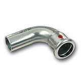 Отвод Sanha 24001A, 90 гр. ВПр-НПр, углеродистая сталь, 42