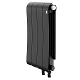 Биметаллический секционный радиатор отопления Royal Thermo Infinity 500 V Чёрный / 4 секции