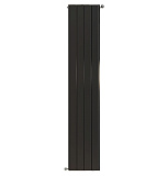 Алюминиевый секционный радиатор отопления Stout Sebino 1800 / 4 секции (черный)