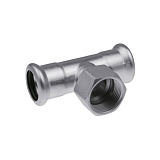 Тройник KAN-therm пресс с внутренней резьбой INOX нерж. 35х1х35