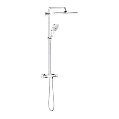 Душевая система Grohe Rainshower SmartActive 310 Mono Cube, квадратный, с термостатом, хром Душевая система Grohe Rainshower SmartActive 310 Mono Cube, квадратный, с термостатом, хром