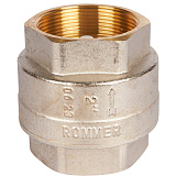 Клапан обратный Rommer пружинный муфтовый 2 дюйма с пластиковым седлом