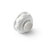 Муфта из полипропилена PRO AQUA PP-R разъемная пластиковая белая PN 10 (50), арт.PA19016