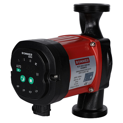 Циркуляционный насос Rommer с частотным регулированием PROFI ERTI 32/60-180 с гайками и теплоизоляцией Циркуляционный насос Rommer с частотным регулированием PROFI ERTI 32/60-180 с гайками и теплоизоляцией