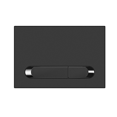 Кнопка смыва Cersanit ESTETICA для LINK PRO/VECTOR/LINK/HI-TEC пластик черный матовый с рамкой хром Кнопка смыва Cersanit ESTETICA для LINK PRO/VECTOR/LINK/HI-TEC пластик черный матовый с рамкой хром