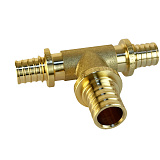 Тройник Valfex надвижной переходной для труб РЕ-Х и PE-RT 25(3,5) х 16(2,2) х 16(2,2)