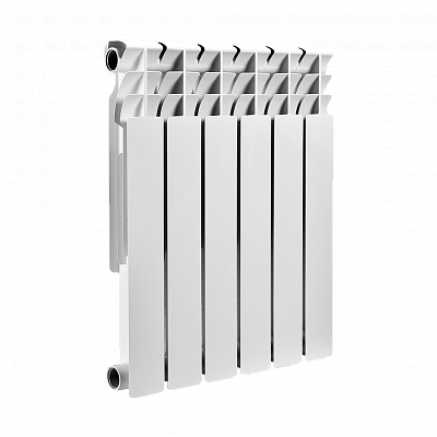 Биметаллический секционный радиатор отопления SMART Install biEasy One 500 / 4 секции