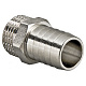 Штуцер для шланга VALTEC 1/2 х 10 мм VTr,650,N,0410 наружная резьба, никелированная латунь