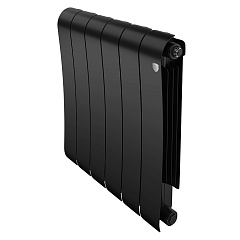 Биметаллический секционный радиатор отопления Royal Thermo Infinity 500 Чёрный / 6 секций