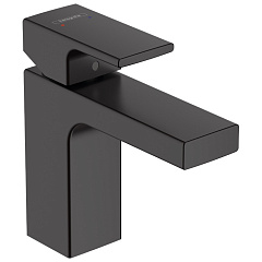 Смеситель для раковины Hansgrohe Vernis Shape 100, матовый черный