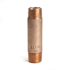 Удлинитель РЕХАУ бронзовый AURLINE, НР-НР, R1/2 x 80 мм, RX+ (18752041080)