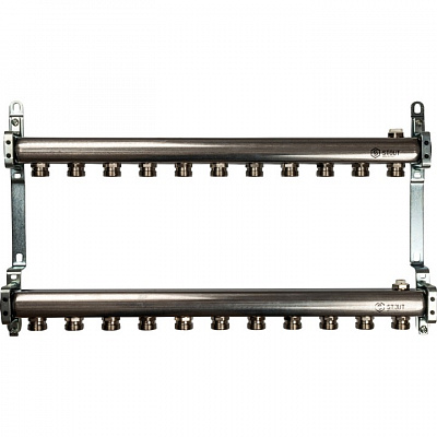 Коллектор Stout из нержавеющей стали для радиаторной разводки 1/3/4x11, SMS 0923 000011 Коллектор Stout из нержавеющей стали для радиаторной разводки 1/3/4x11, SMS 0923 000011