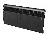 Биметаллический секционный радиатор отопления Royal Thermo BILINER B 350 Чёрный / 12 секций