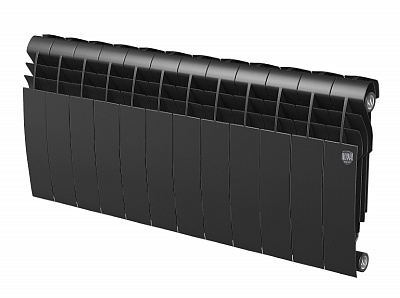Биметаллический секционный радиатор отопления Royal Thermo Biliner 350 / Noire Sable / 12 секций Биметаллический секционный радиатор отопления Royal Thermo Biliner 350 / Noire Sable / 12 секций