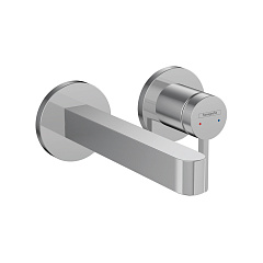 Встраиваемый смеситель Hansgrohe Finoris настенный для раковины, 2 отверстия, хром (76051000)