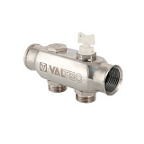 Коллектор VALTEC из нерж. стали, с м-о расст вых. 50мм, 1х 9 вых. 3/4 Евроконус