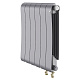Биметаллический секционный радиатор отопления Royal Thermo Infinity 500 V Серебристый / 6 секций