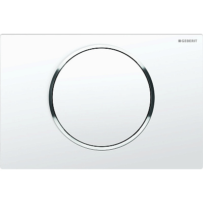 Кнопка смыва Geberit Sigma 10 одинарный смыв, белый/хром 115.758.KJ.5 Кнопка смыва Geberit Sigma 10 одинарный смыв, белый/хром 115.758.KJ.5
