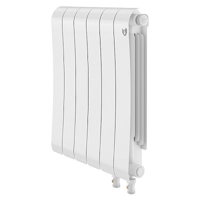 Биметаллический секционный радиатор отопления Royal Thermo Infinity 500 V Белый / 6 секций Биметаллический секционный радиатор отопления Royal Thermo Infinity 500 V Белый / 6 секций