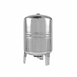 Расширительный бак (гидроаккумулятор) UNIPUMP 80л, вертикальный, нерж. сталь, мембрана EPDM, для системы водоснабжения