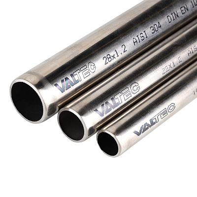Труба VALTEC из нержавеющей стали, 18 x 1,0 мм, 4 метра (VTi.900.304L.1810R)