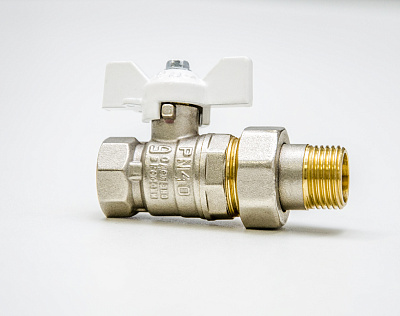 Кран шаровой LD 47.15.В-ГШ.Б (white) Кран шаровой LD 47.15.В-ГШ.Б (white)