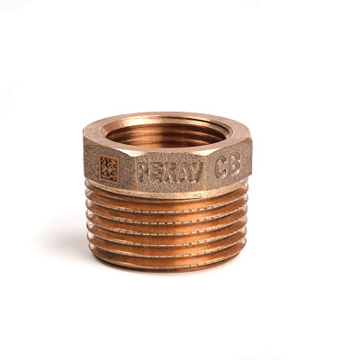 Футорка РЕХАУ редукционная бронзовая AURLINE, R1 x Rp3/4, RX+ (18741651001) Футорка РЕХАУ редукционная бронзовая AURLINE, R1 x Rp3/4, RX+ (18741651001)