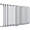 Стальной трубчатый радиатор отопления Rommer RST 2050/15 нижнее правое подключение RAL9016