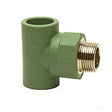 Тройник полипропиленовый Banninger 90гр. с наружной резьбой 25 x 1/2 (PP-R) G8133G2515