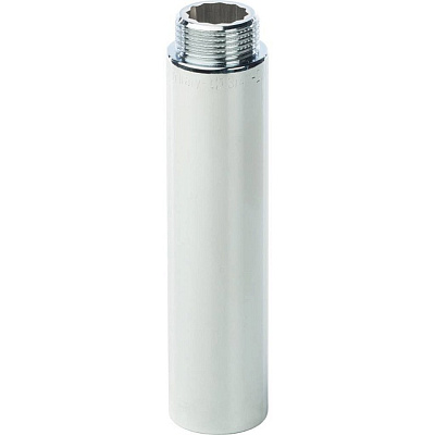 Удлинитель Stout 3/4x100мм из латуни, хромированный, резьба внутренняя-наружная Удлинитель Stout 3/4x100мм из латуни, хромированный, резьба внутренняя-наружная