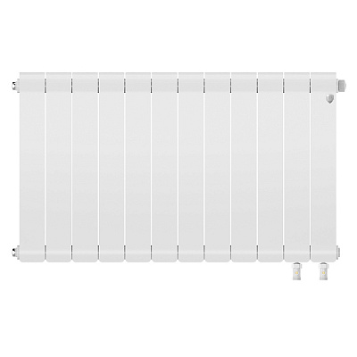 Биметаллический секционный радиатор отопления Royal Thermo Infinity 500 V Белый / 12 секций