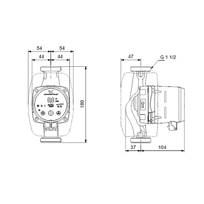 Циркуляционный насос Grundfos ALPHA2 25-60 N
