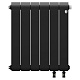 Биметаллический секционный радиатор отопления Royal Thermo Infinity 500 V Чёрный / 6 секций