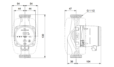 Циркуляционный насос Grundfos ALPHA3 25-60 130
