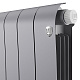 Биметаллический секционный радиатор отопления Royal Thermo Infinity 500 V Серебристый / 4 секции