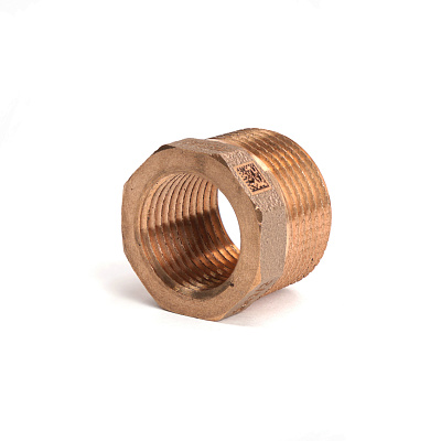Футорка РЕХАУ редукционная бронзовая AURLINE, R3/4 x Rp1/2, RX+ (18741541001)