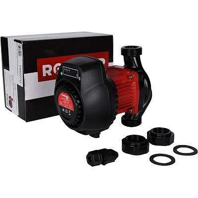 Циркуляционный насос Rommer с частотным регулированием PROFI ER 25/80-180 с гайками