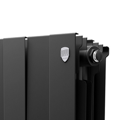 Биметаллический секционный радиатор отопления Royal Thermo PianoForte Noir Sable 200 / 12 секций