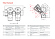 Коллектор Royal Thermo с регулировочными вентилями 3/4x1/2 с 4 контурами